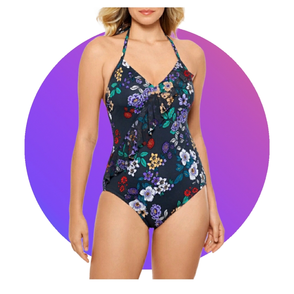 Women's One-piece Swimsuit size XL (16-18) Halter